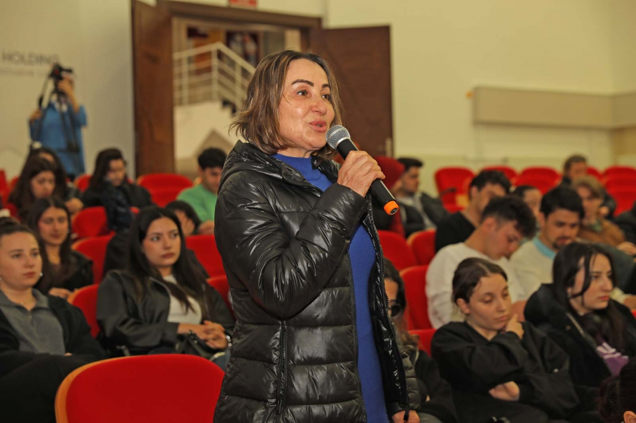 Bafra'da üniversite öğrencileri Belediye Başkanı Kılıç'la buluştu