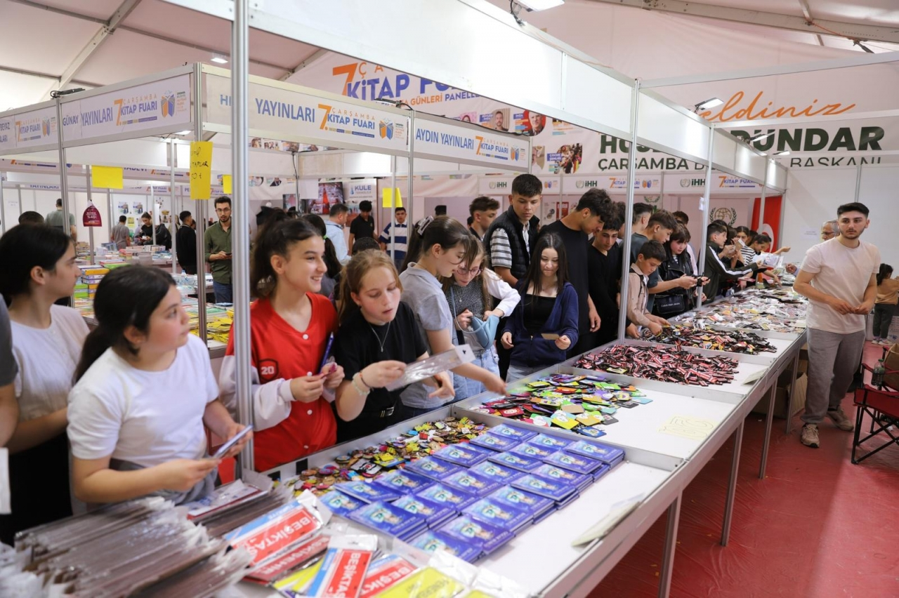 Çarşamba'da kitap fuarını 70 bin kişi ziyaret etti