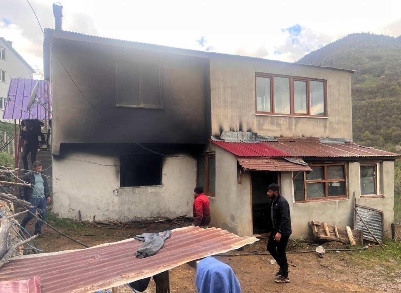 Giresun'da evde çıkan yangında 1 kişi hayatını kaybetti