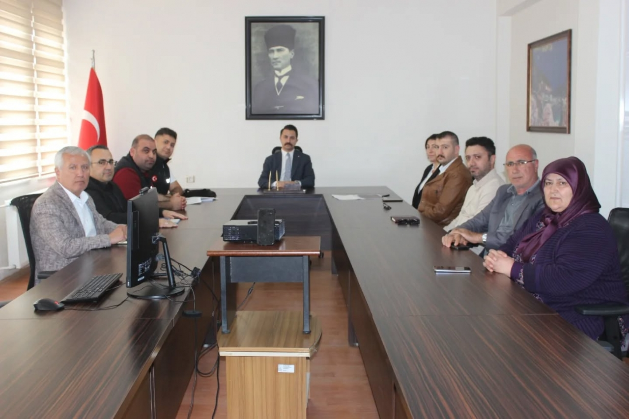 Göynücek'te Afet Ve Acil Durumlara Yönelik Hazırlık Toplantısı yapıldı