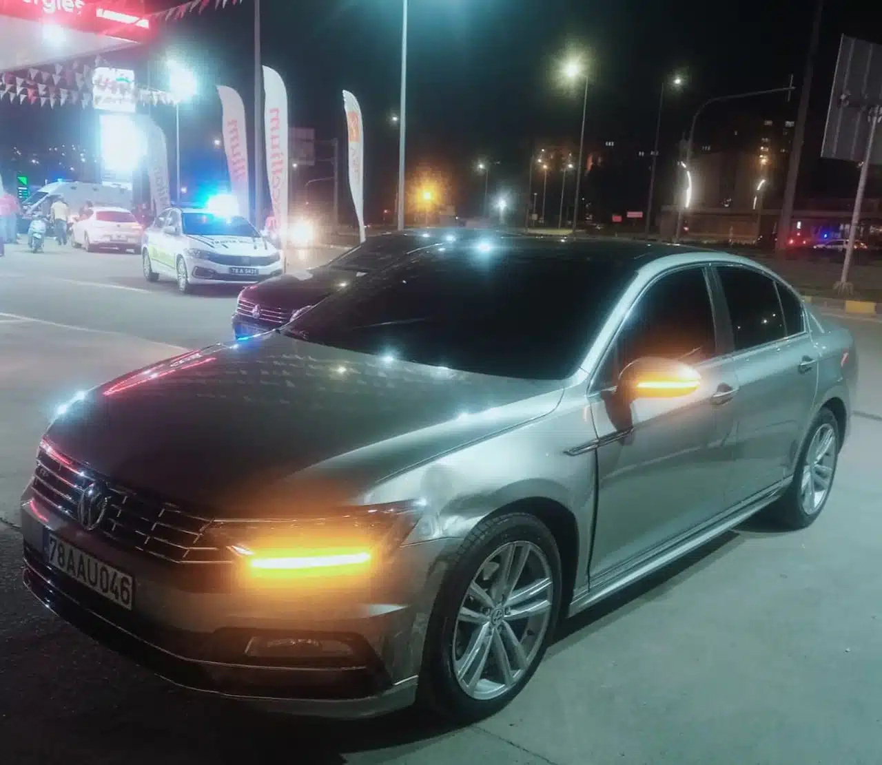 Karabük'te iki otomobilin çarpıştığı kazada 1 kişi yaralandı
