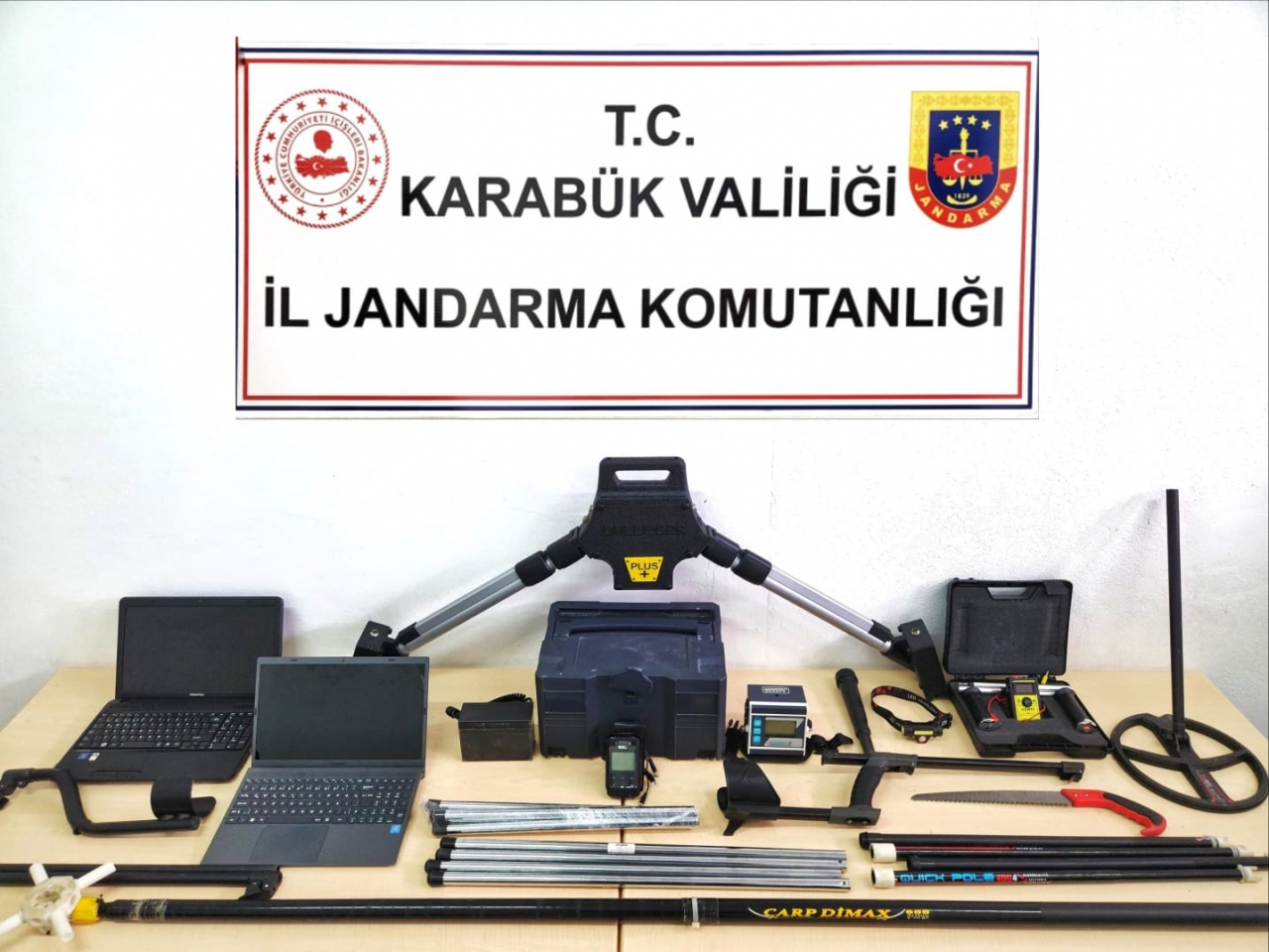 Karabük'te kaçak kazı operasyonunda 5 şüpheli yakalandı