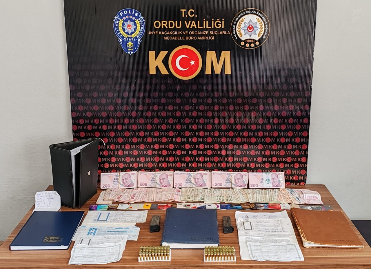 Ordu'da tefecilik operasyonunda 2 zanlı tutuklandı