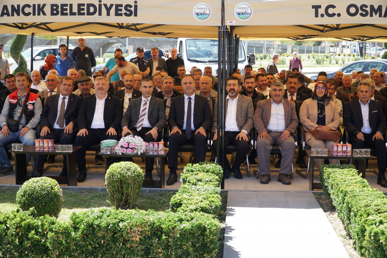 Pirinciyle ünlü Osmancık'ta üreticilere 5 ton çeltik tohumu dağıtıldı