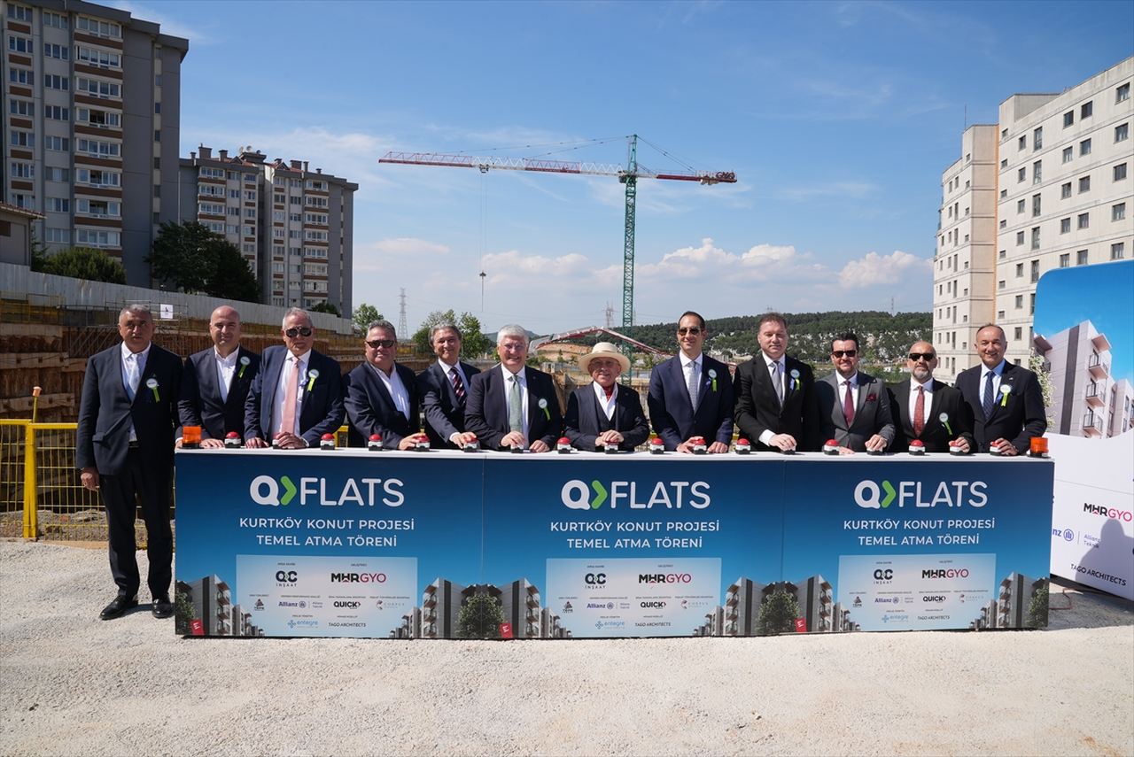 QFlats Projesi'nin temel atma töreni gerçekleştirildi