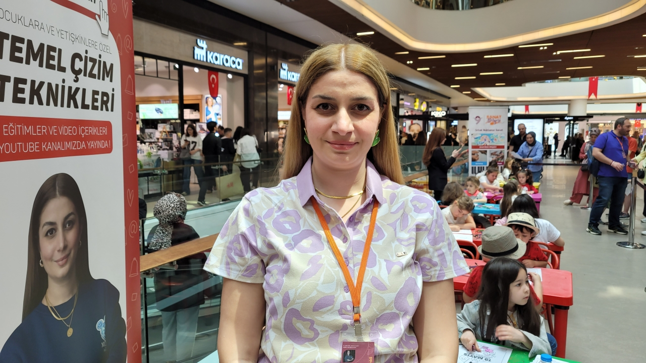 Samsun'da çocuklar değerlerini resim boyayarak tanıdı