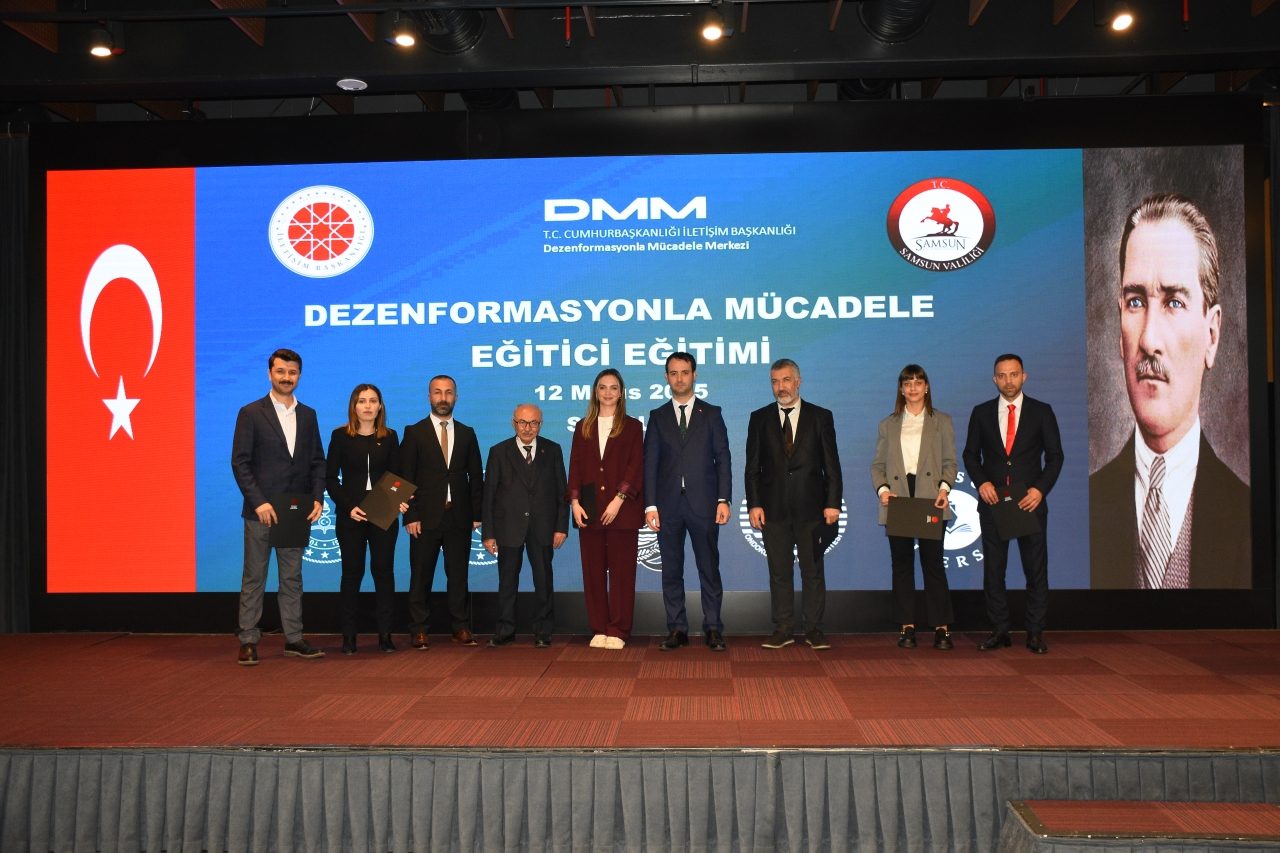 Samsun'da "Dezenformasyonla Mücadele Eğitici Eğitimi" sona erdi
