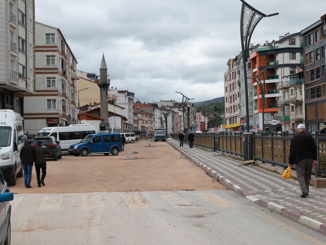 Tokat Belediyesi Behzat Bulvarı'nda asfalt çalışmalarına başladı
