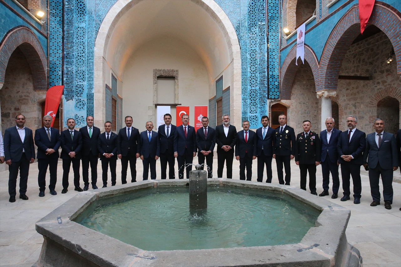 Tokat'ta bulunan turkuaz çinili Gökmedrese açıldı