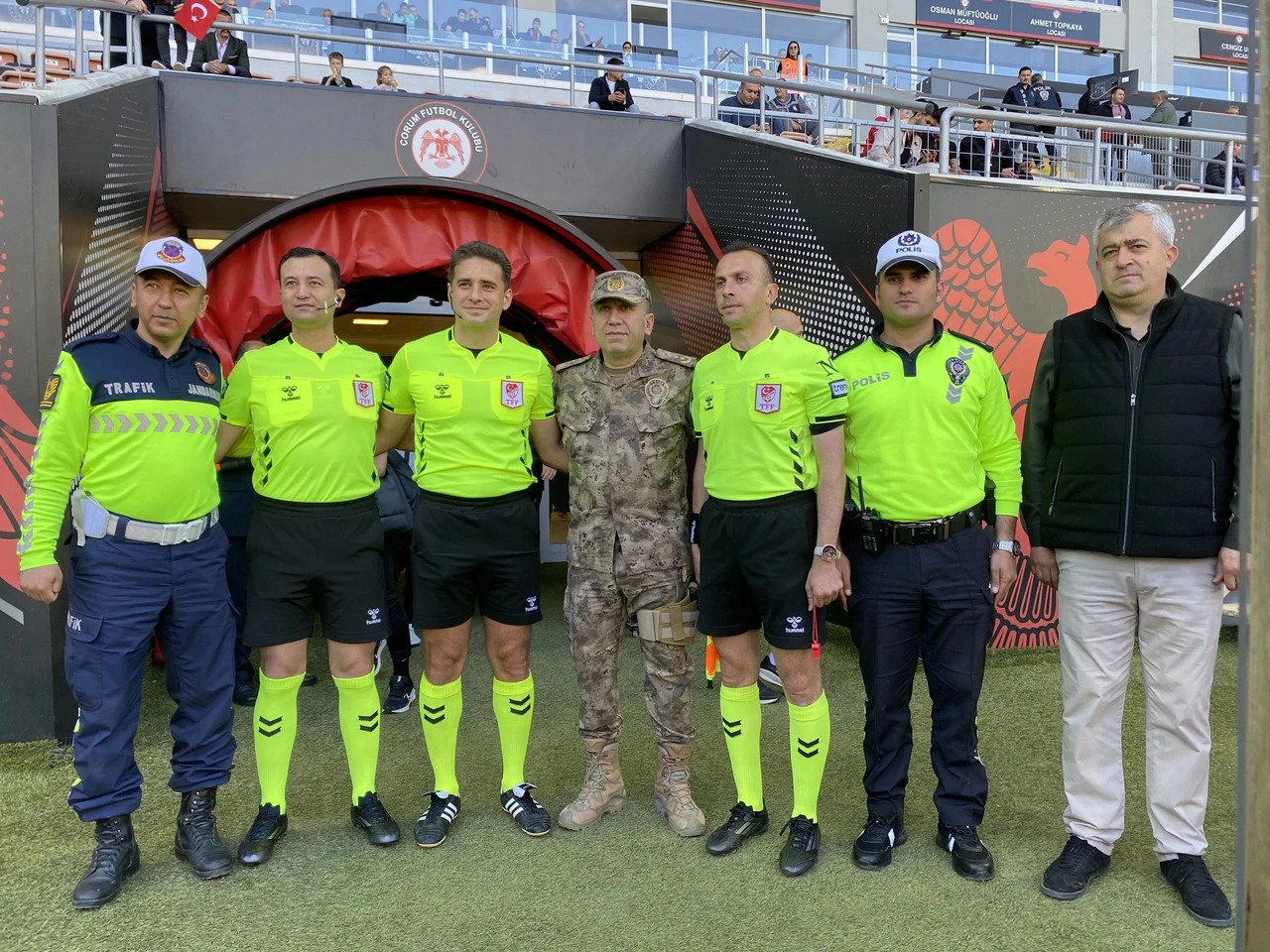 Çorum FK Maçında Anlamlı Mesaj