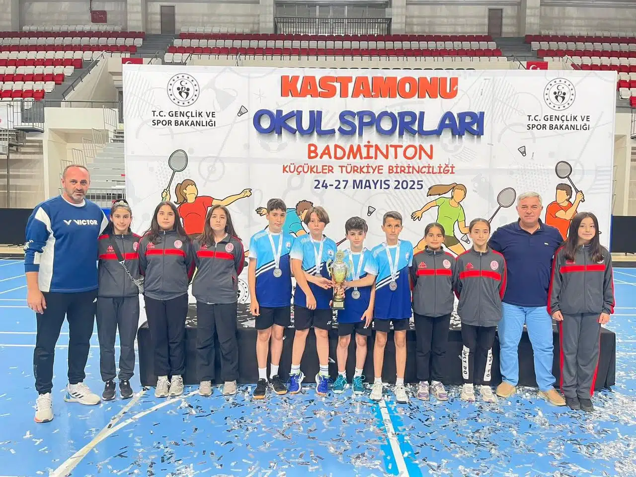 Badmintonda Türkiye İkincisi Oldular