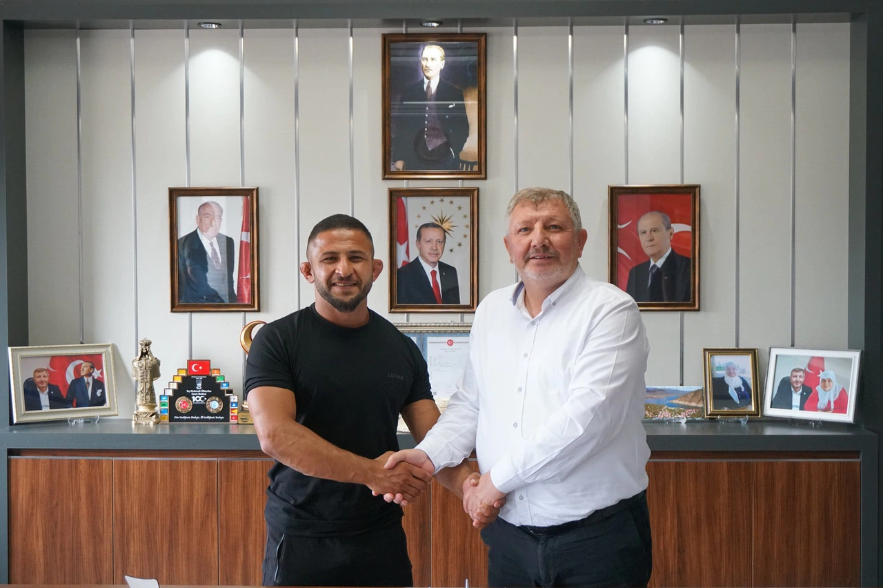 Gelgör, Milli Güreşçiyi Ağırladı