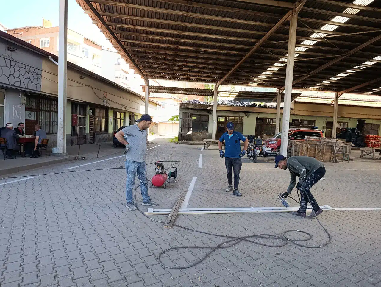 İskilip Kapalı Pazar Alanında Düzenleme