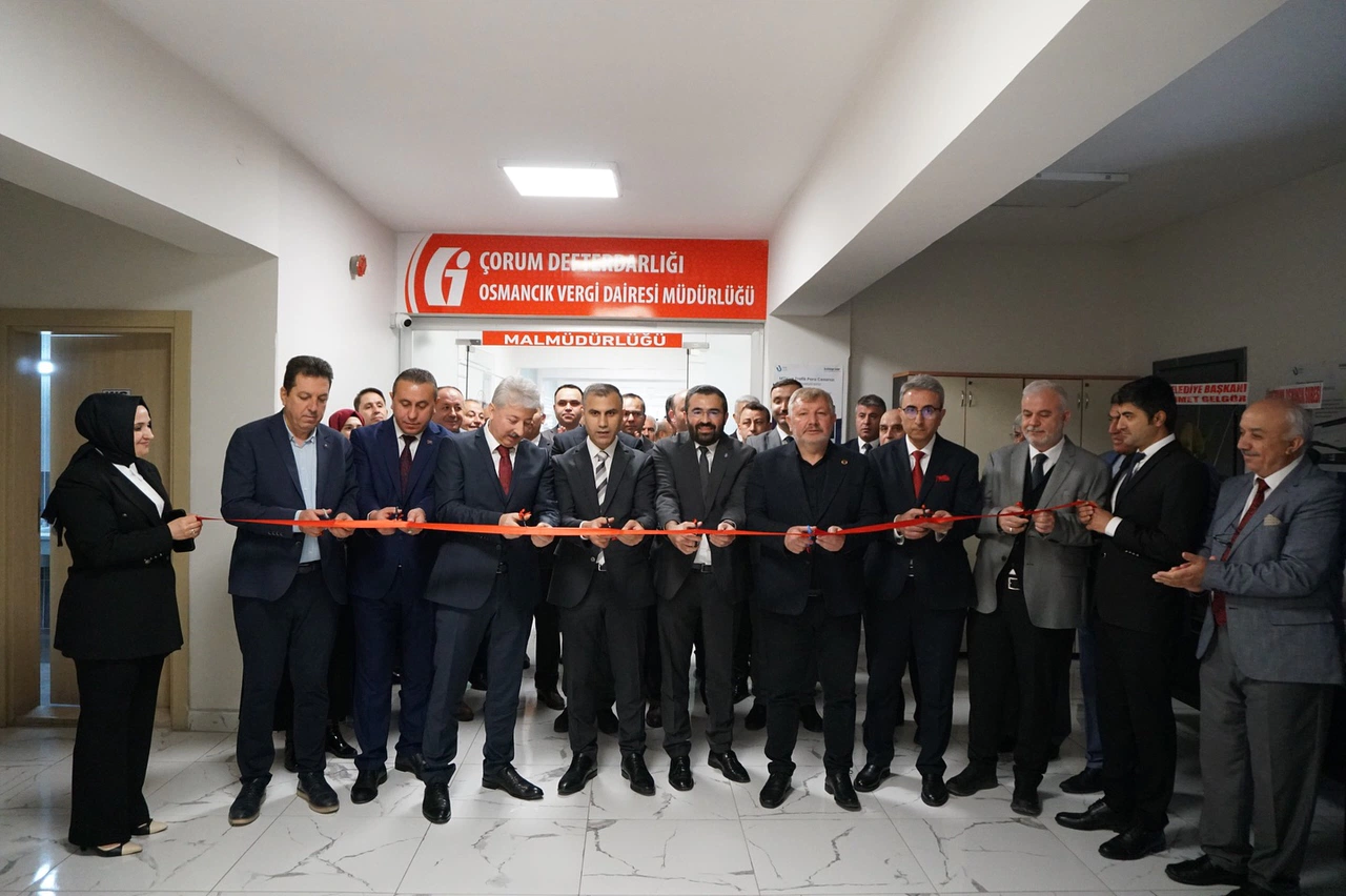 Osmancık’ın Yeni Vergi Dairesi Müdürlüğü Hizmete Açıldı