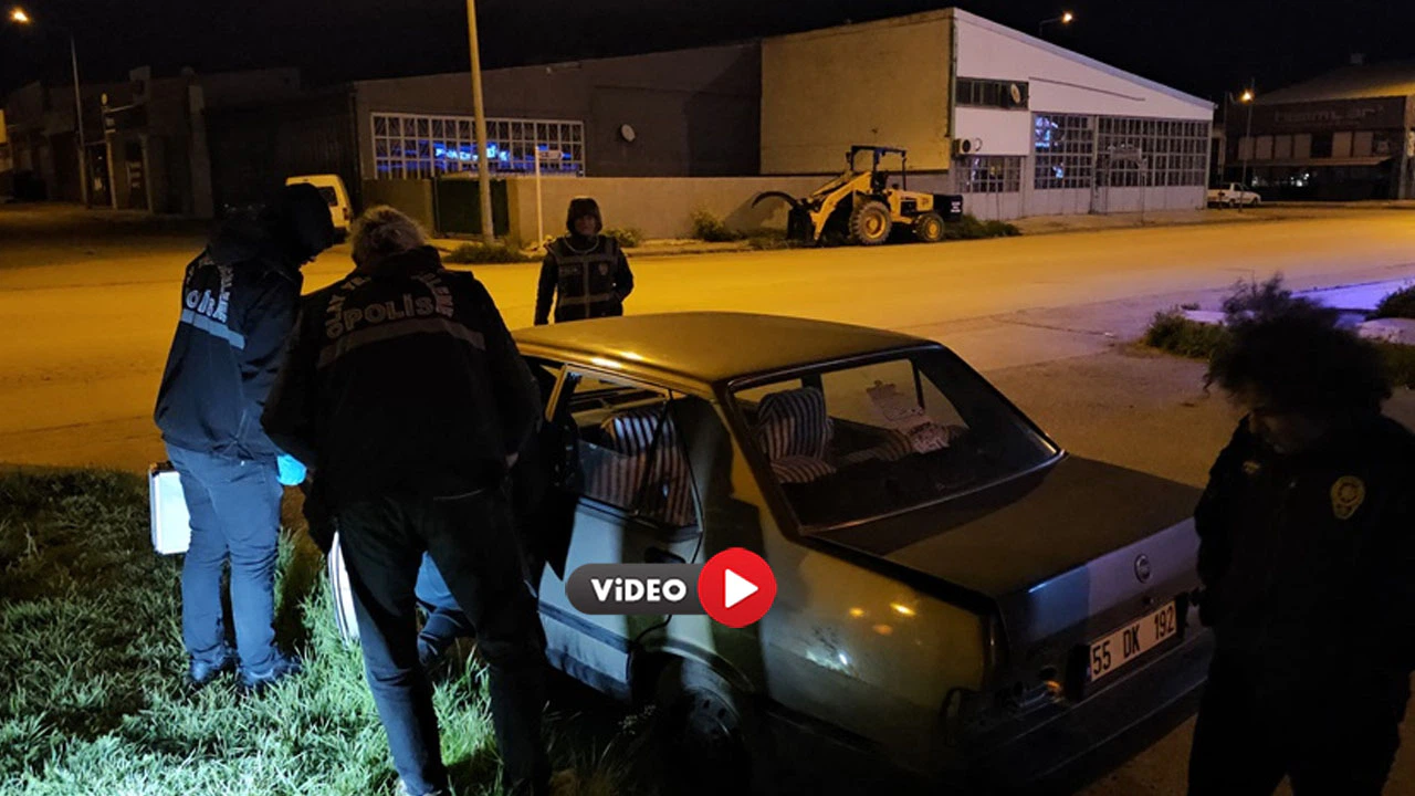 Sanayide Otomobil Parçası Çalarken Yakalandı