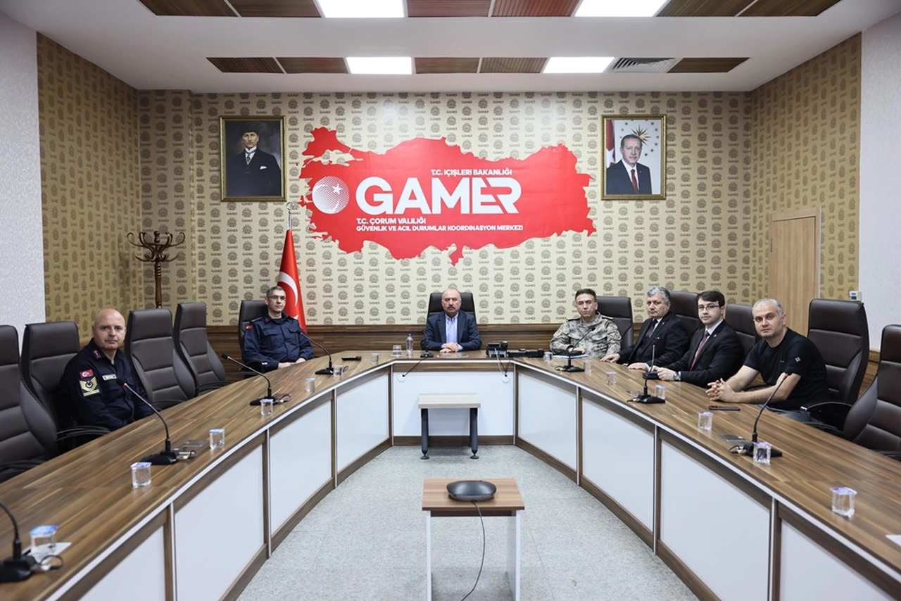 Vali Çalgan, Tedbirleri GAMER'den Takip Etti