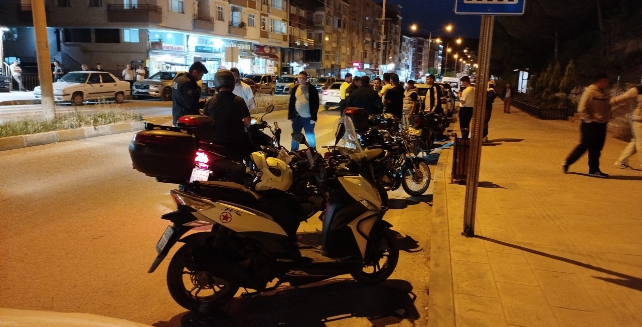 Boyabat'ta motosiklet kullanıcılarına yönelik denetim yapıldı