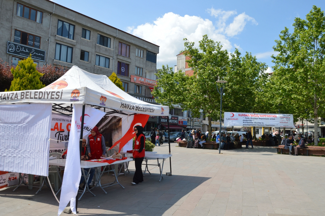 Kızılay Havza Temsilciliğinden vekaletle kurban çalışması