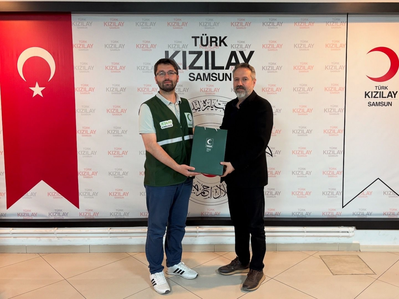 Samsun'da Yeşilaydan Kızılaya ziyaret