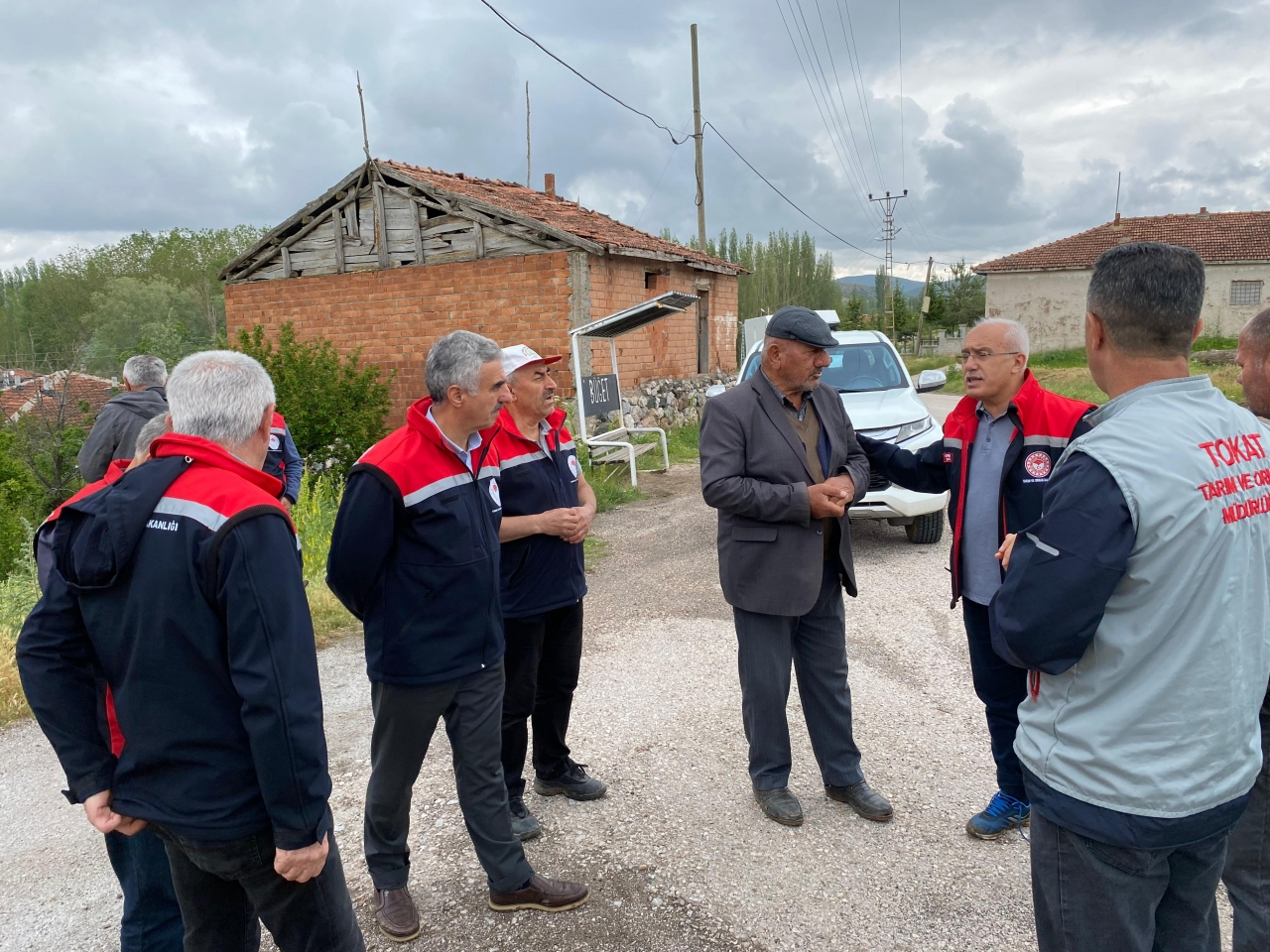 Tokat'ta dolu yağışının ardından hasar tespit çalışmaları başladı