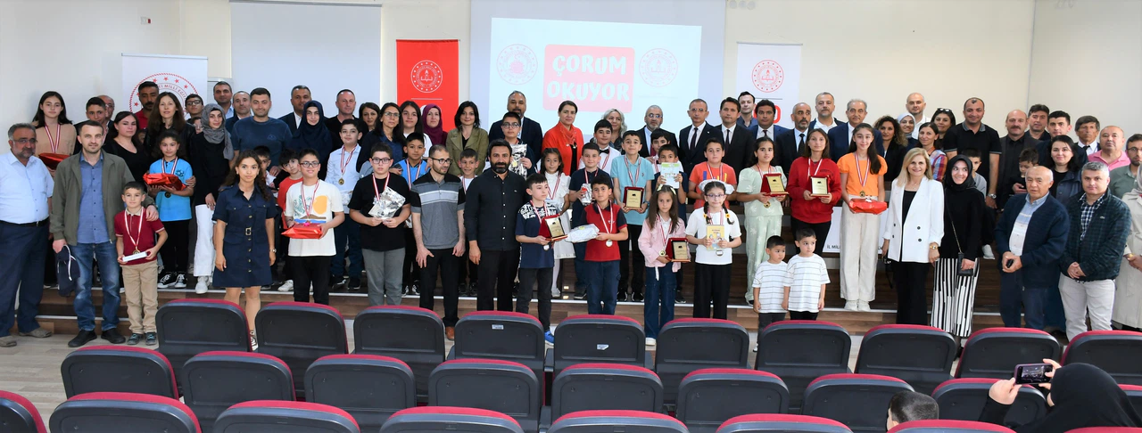 Çorum Okuyor Projesi Ödülleri Sahiplerini Buldu