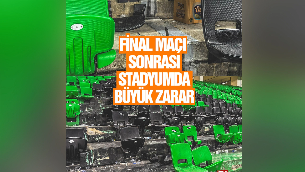 Final Sonrası Statta Büyük Hasar