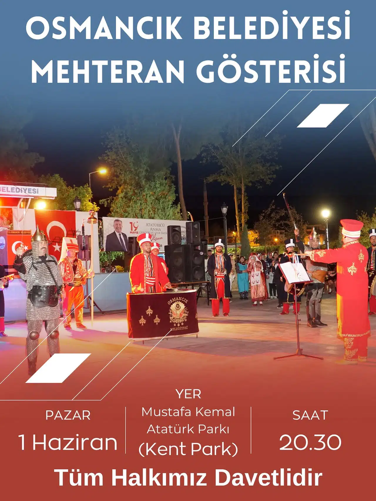 Osmancık'ta Bu Akşam Mehter Coşkusu Yaşanacak