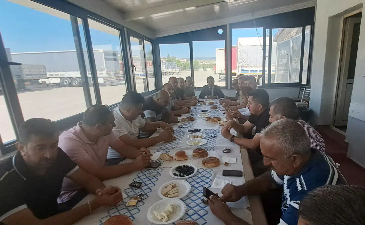 Şoförler Odası Garajda Bayramlaştı