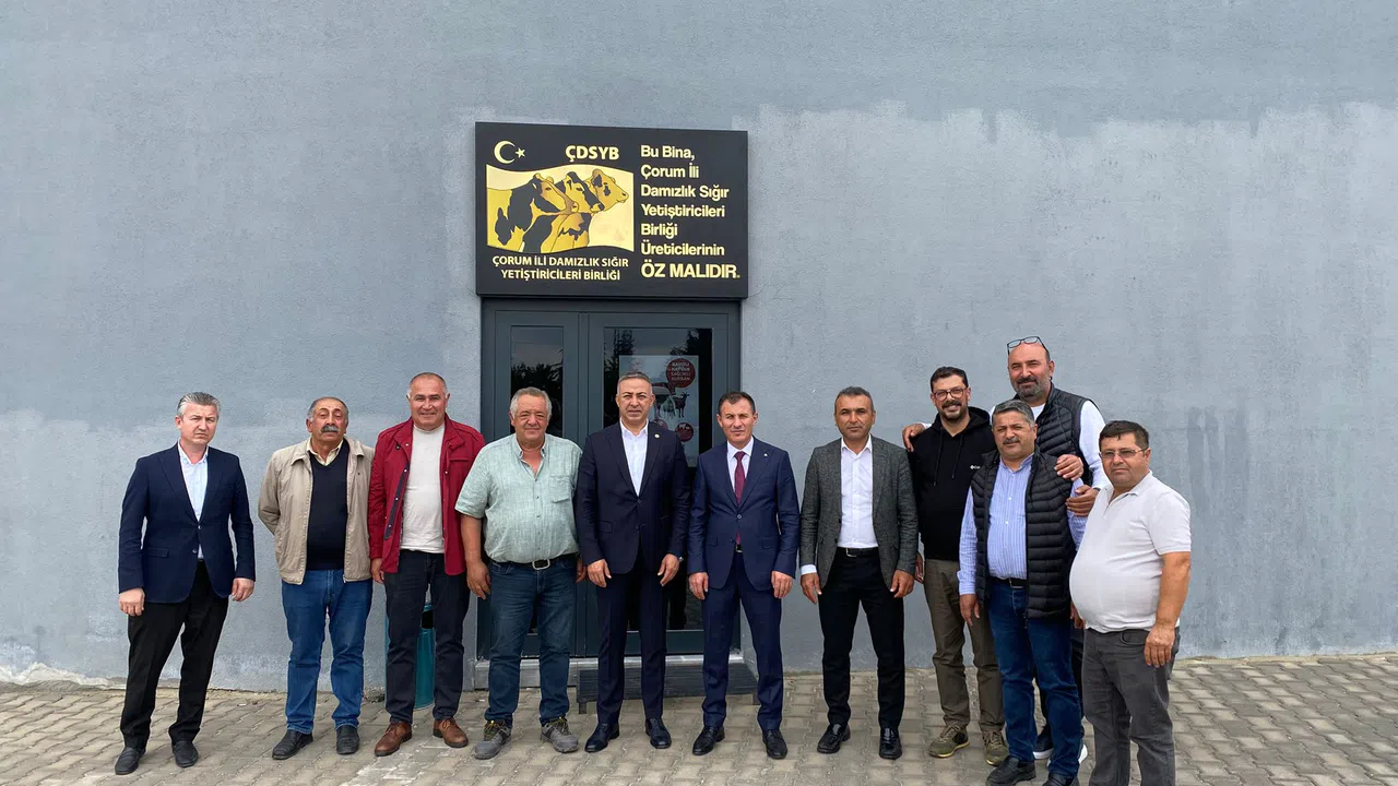 Tahtasız’dan Çorum Damızlık Sığır Yetiştiricileri Birliğine Ziyaret