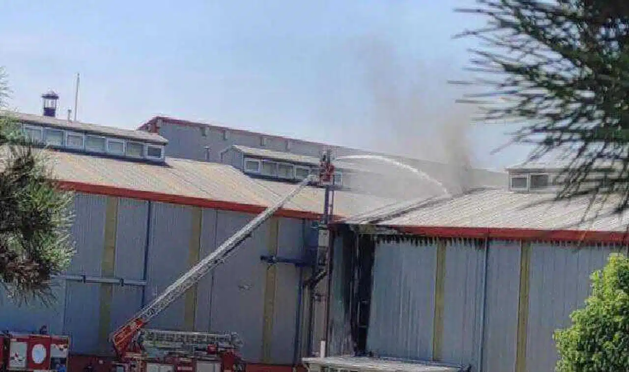 Tekirdağ'da döküm fabrikasında yangın