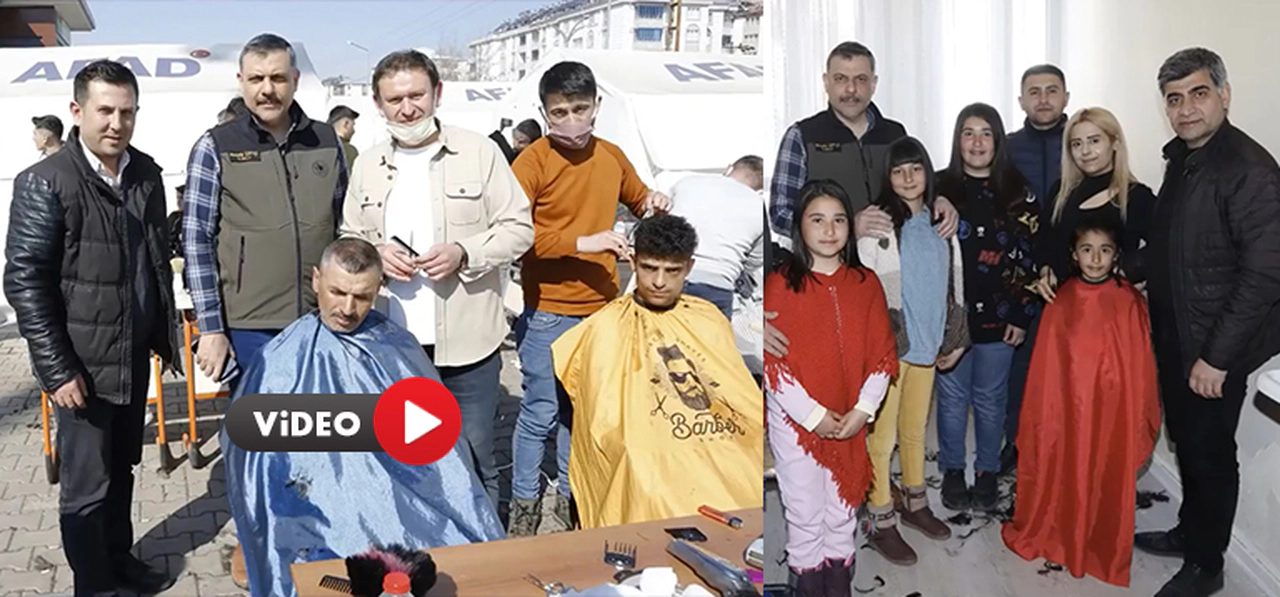 Çorumlu Berber ve Kuaförler Afşin’de Gönülleri Fethediyor