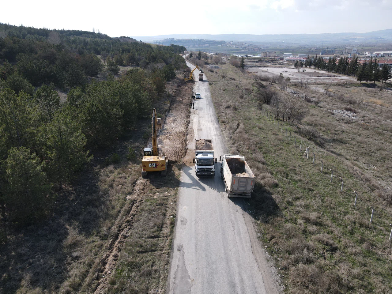 7 Metrelik Yol 20 Metreye Genişliyor