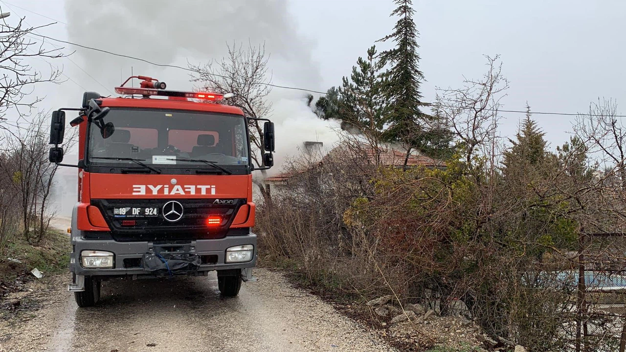 Bağ Evinde Korkutan Yangın