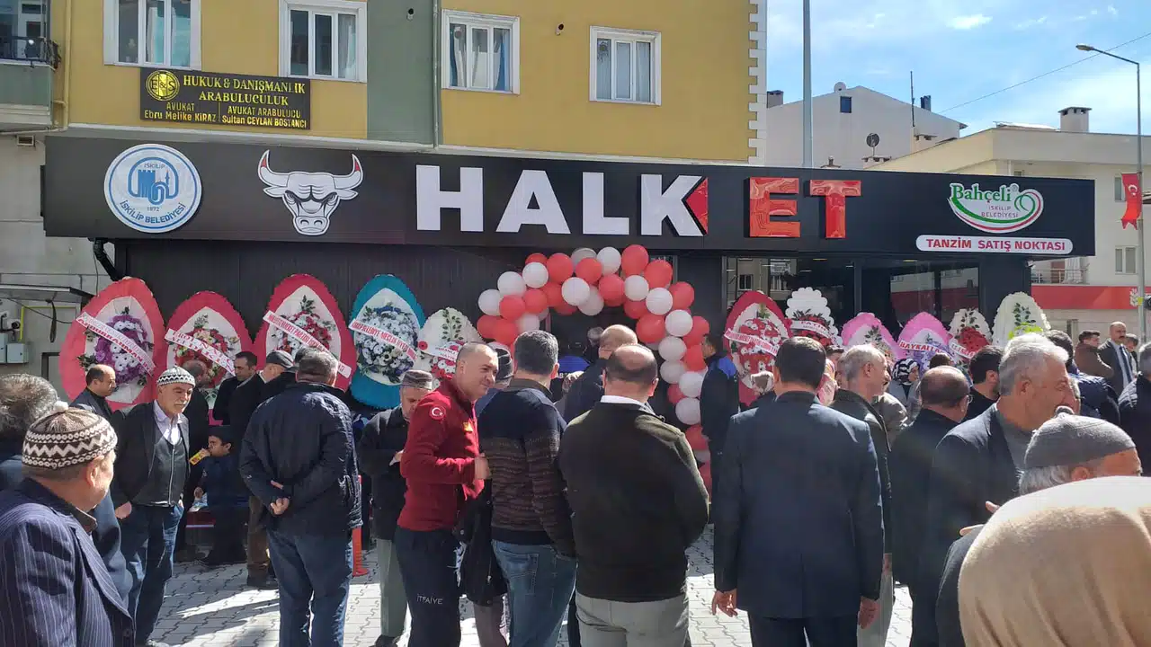 İskilip’te Halk Et Mağazası Açıldı