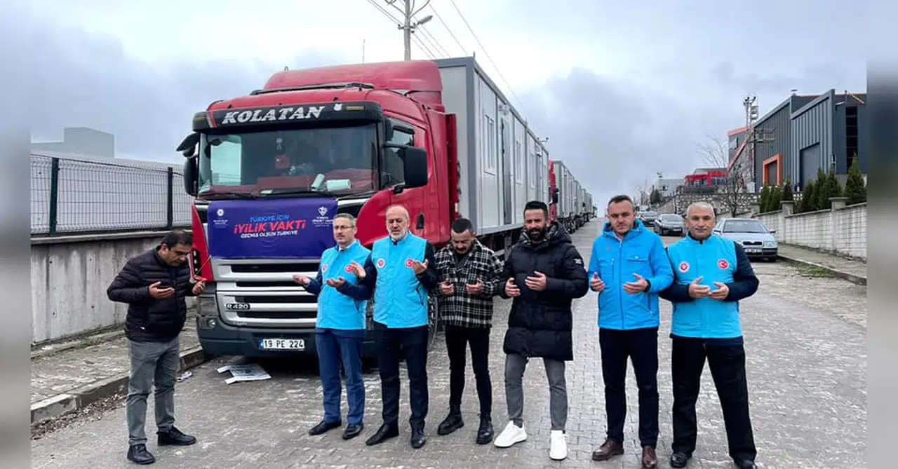 TDV’den Deprem Bölgesine 500 Konteynır