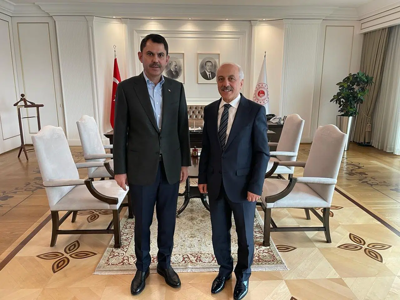 Zeki Gül, Bakan Kurum ile Görüştü