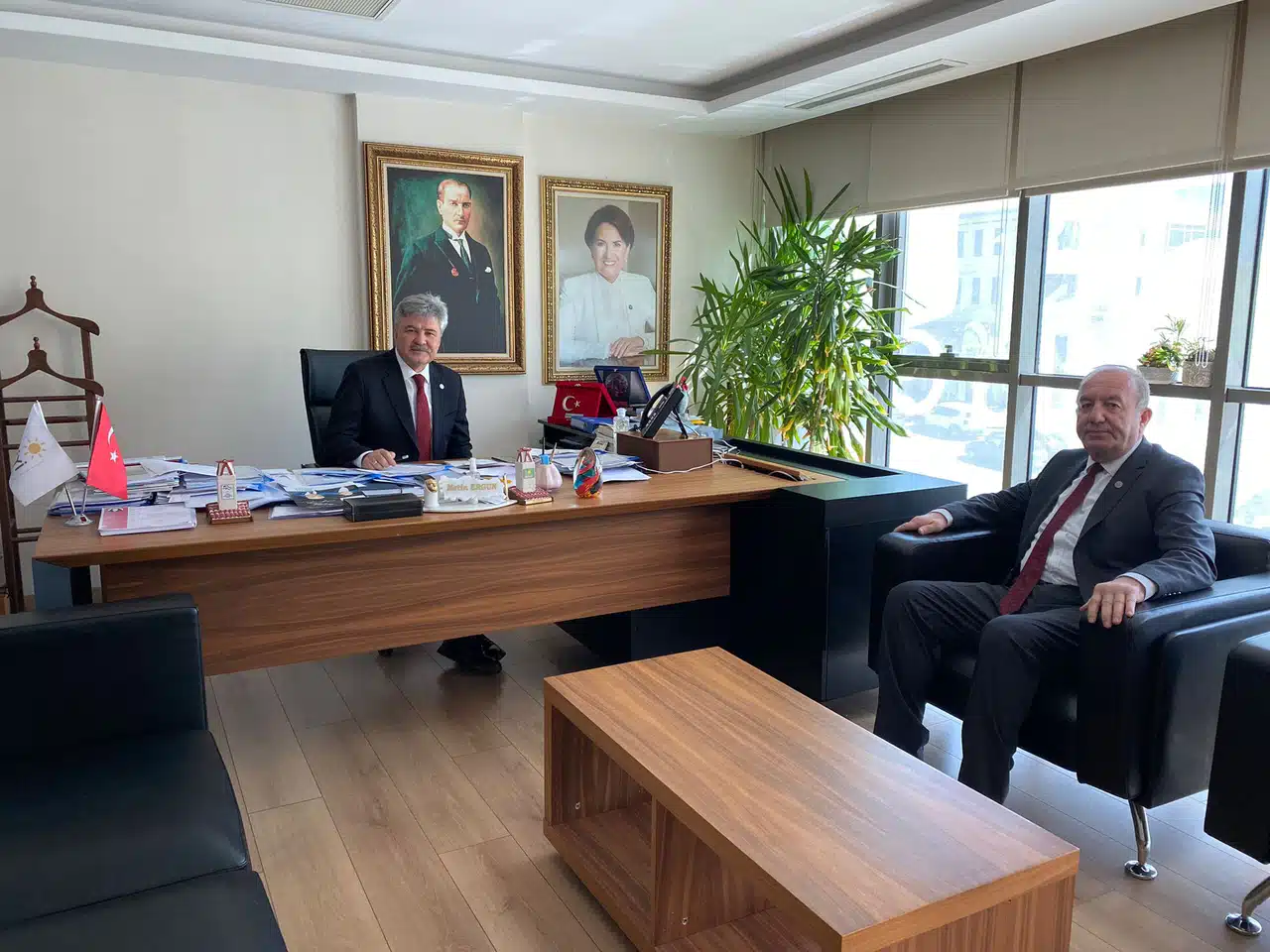 Başkan Şahiner, Ergun ile Görüştü
