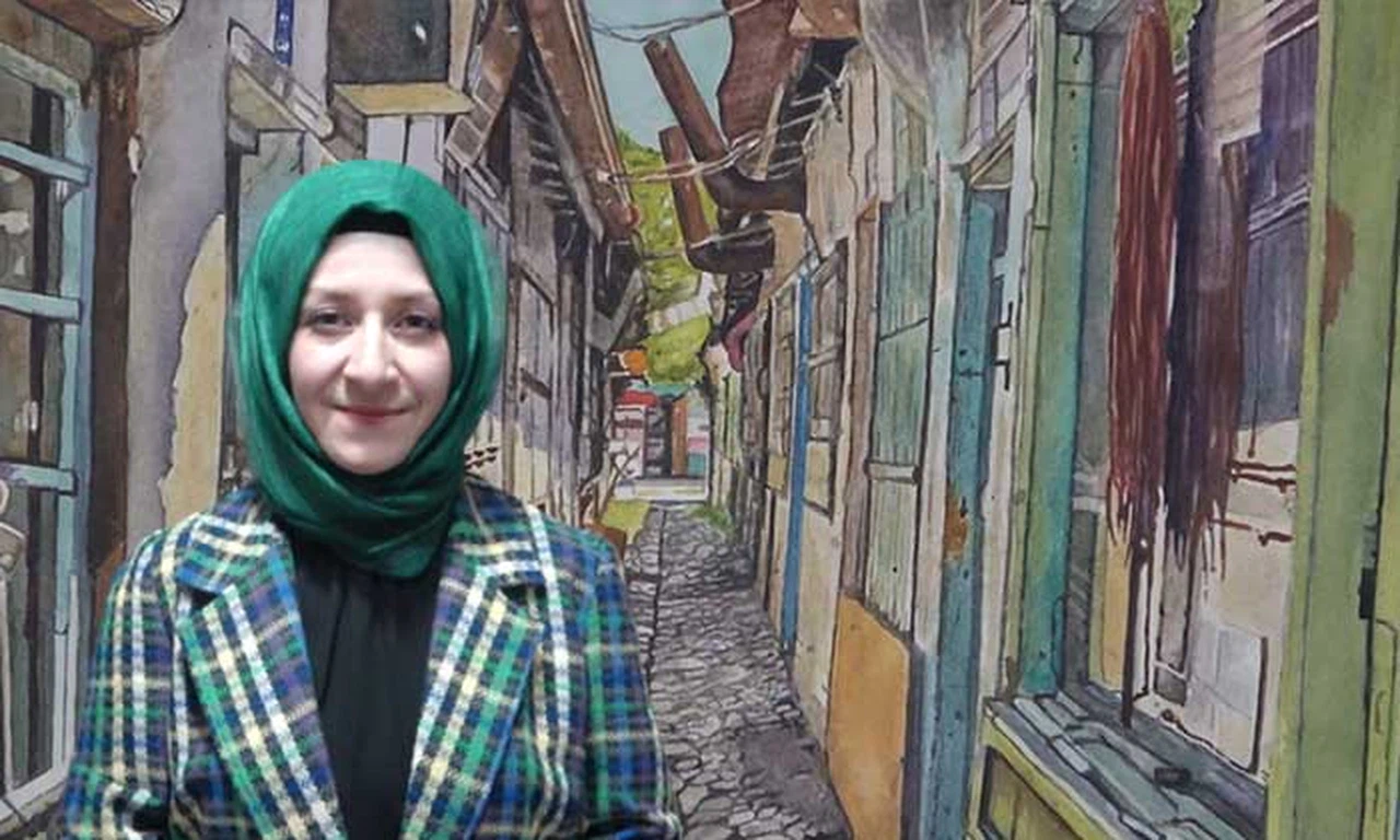 Dünyanın En Dar Sokağını Resmetti