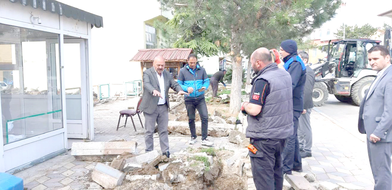 Ortaköy’de Park Yenileme Çalışması