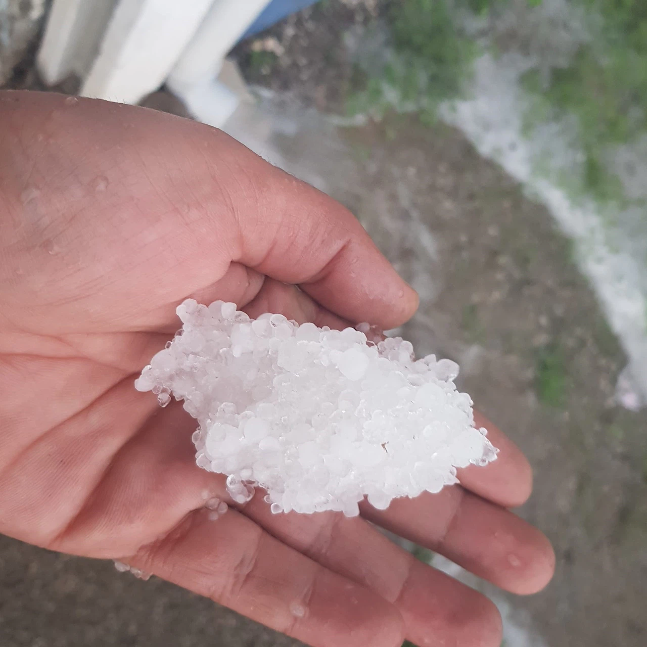 Alaca’ya Dolu Yağdı
