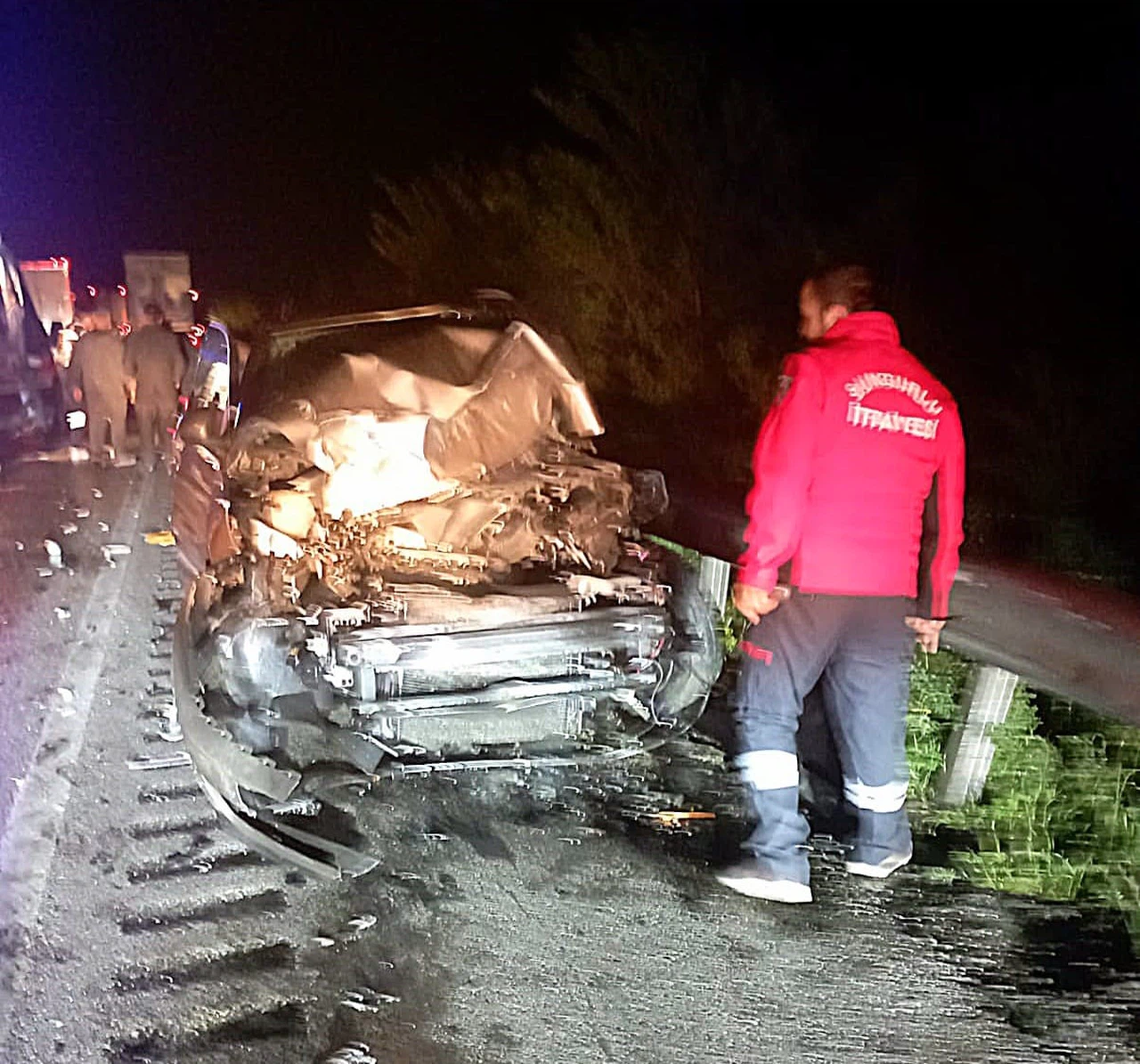 Büyükbaş Hayvan Kazaya Neden Oldu: Dört Yaralı