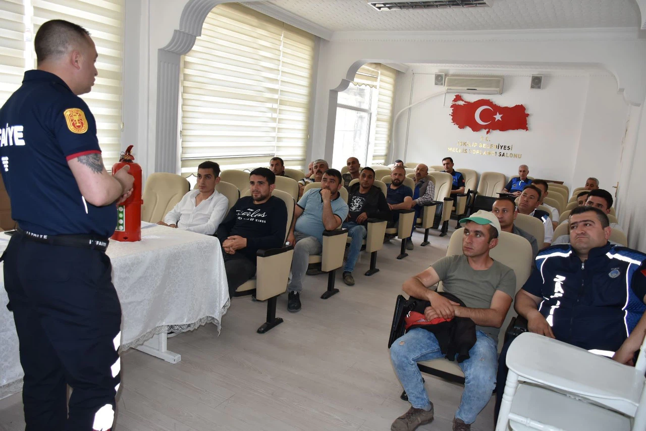 İskilip’te İtfaiye Personeline Eğitim