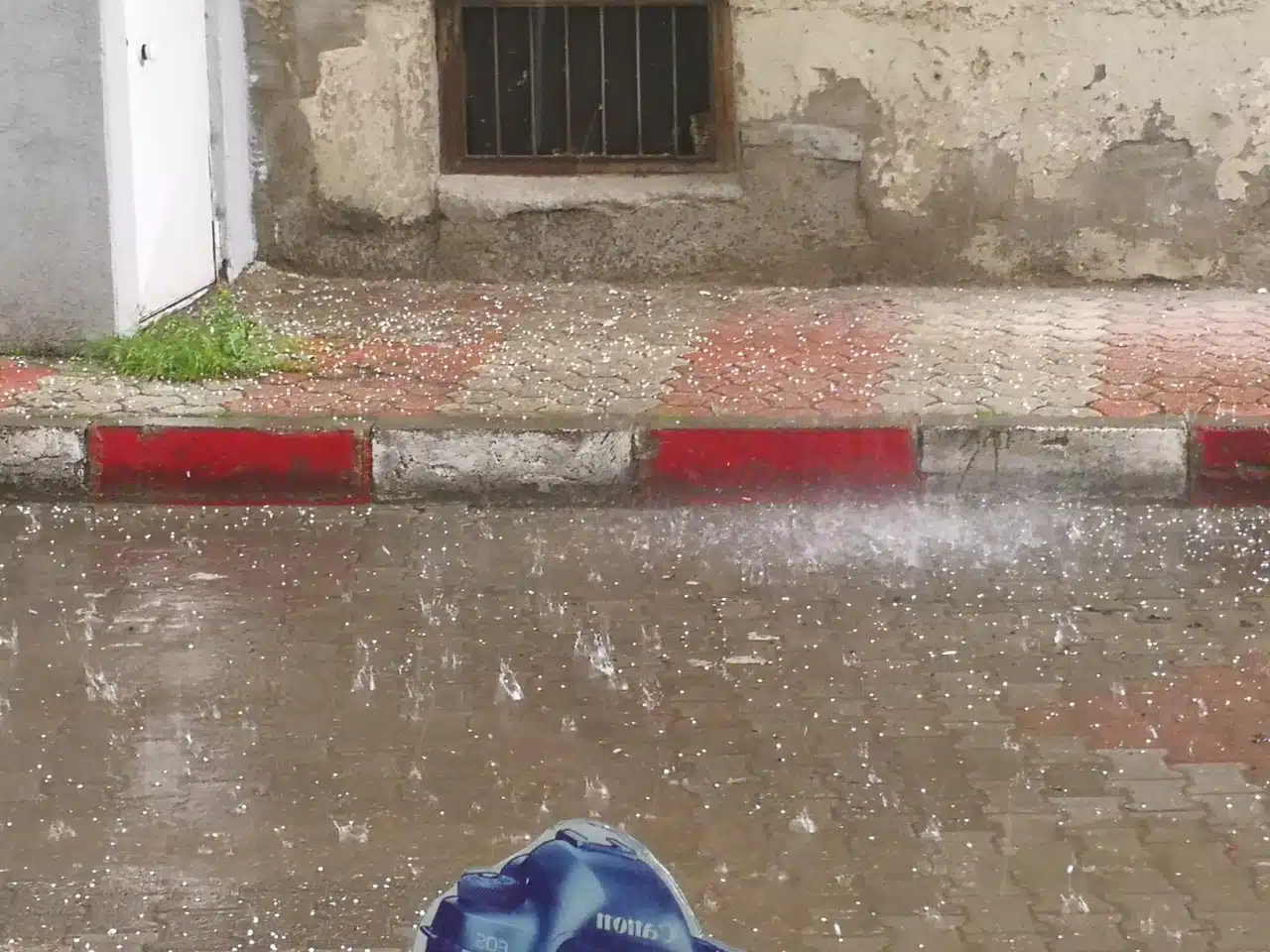 Sungurlu’da Yağan Dolu Hayatı Felç Etti