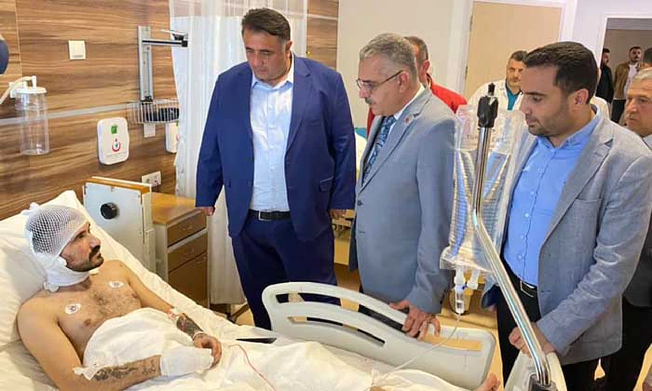 Patlamada Yaralananlara ‘Geçmiş Olsun’ Ziyareti
