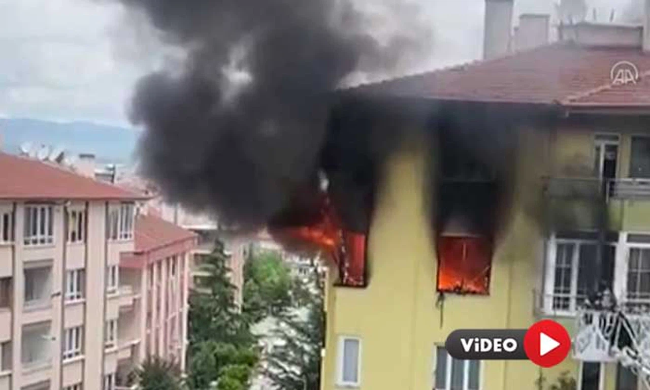 Apartmanda Korkunç Yangın!