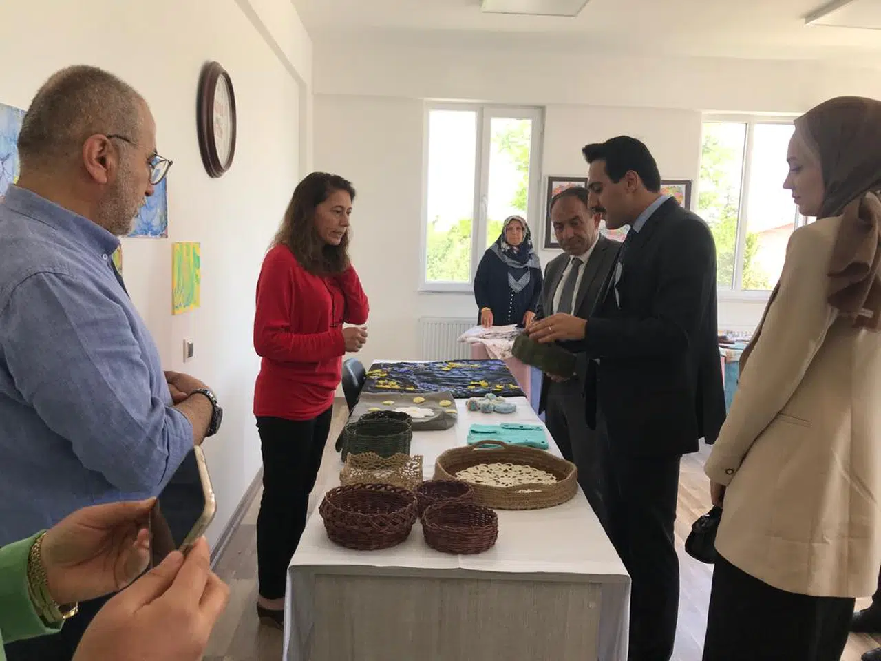 Laçin Halk Eğitim Merkezi Yıl Sonu Sergisi Açıldı