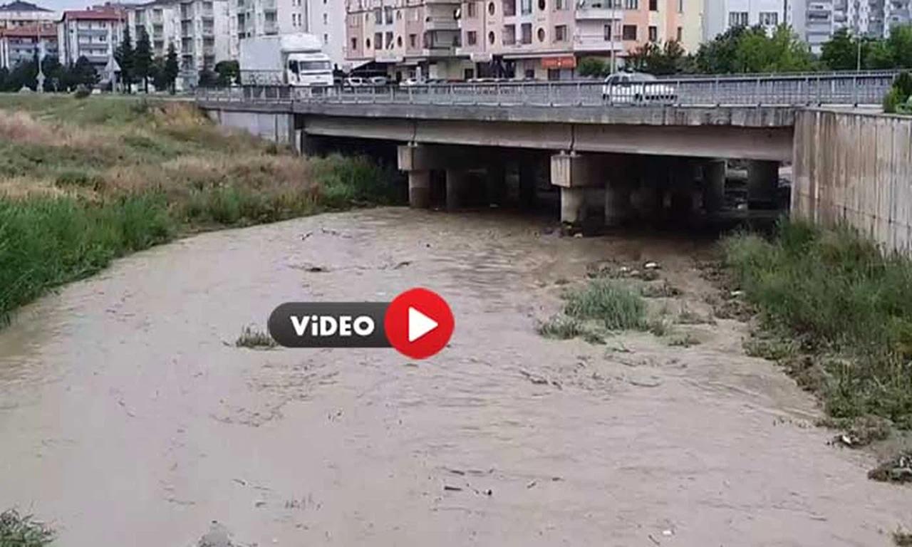 Sağanak Sonrası Derelerin Debisi Yükseldi  