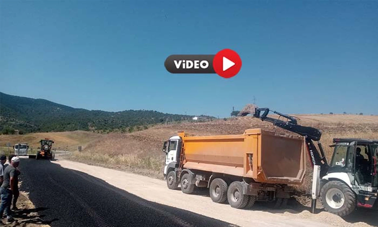 Çöken Yolda Onarım Çalışmaları Başladı