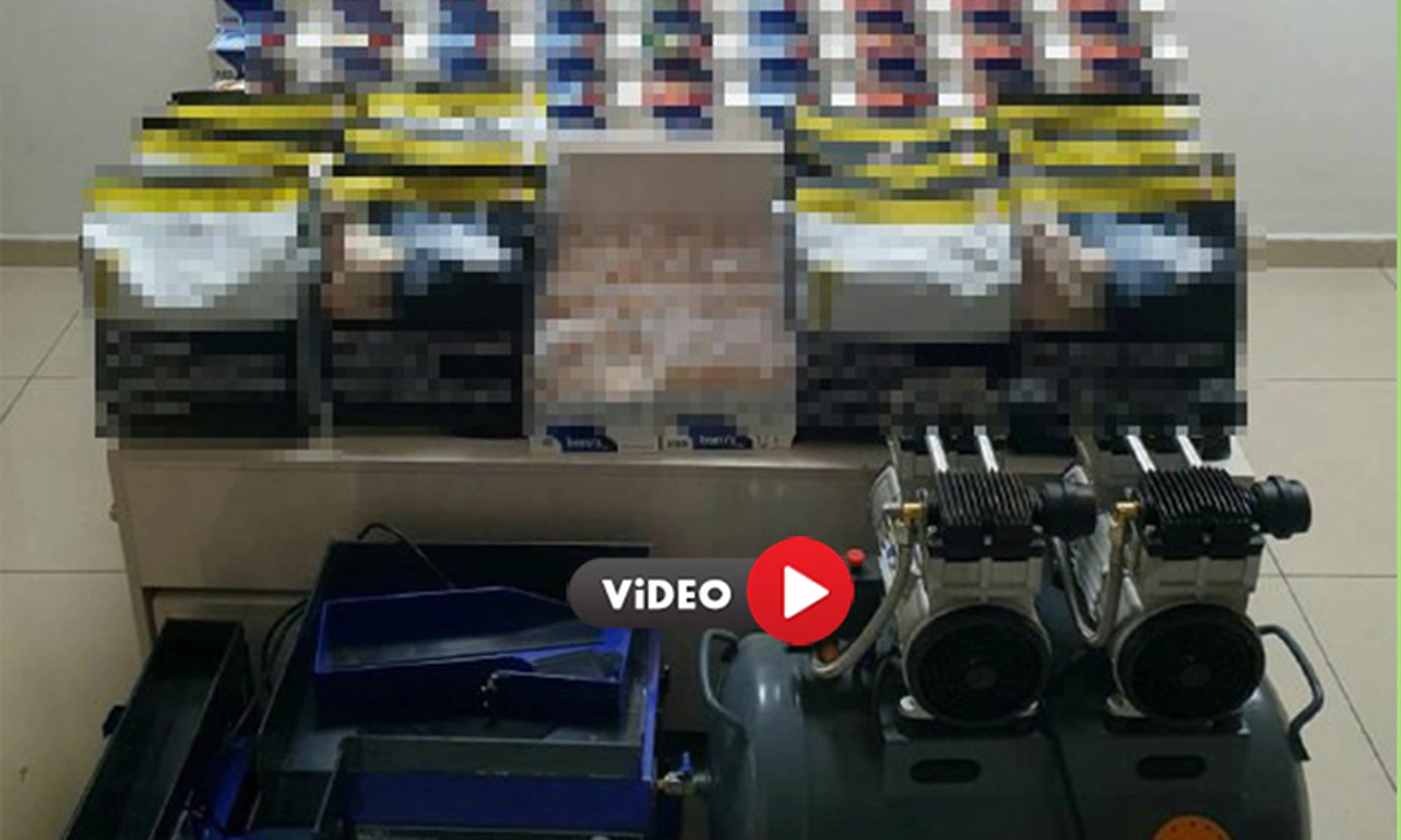 Evini Sigara Fabrikasına Çevirdi