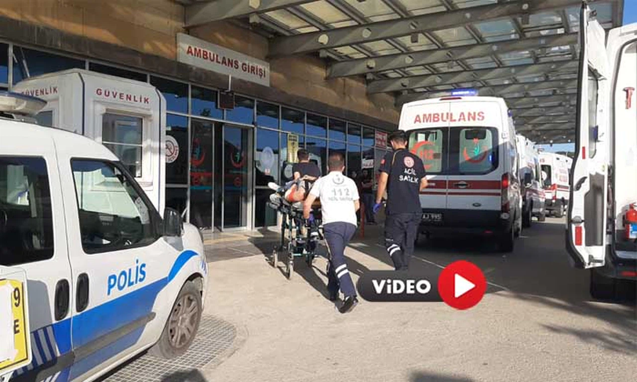 Halk Otobüsünden Düşen Kişi Yaralandı